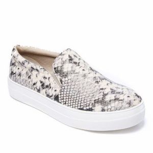 Steve Madden Women’s Snake Skin Gills Slip Ons